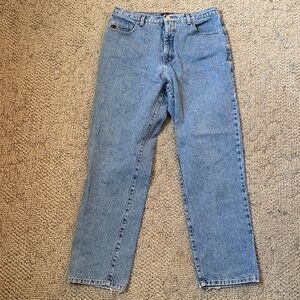 SOLD Vintage 90s Guess Light Blue Straight Jeans